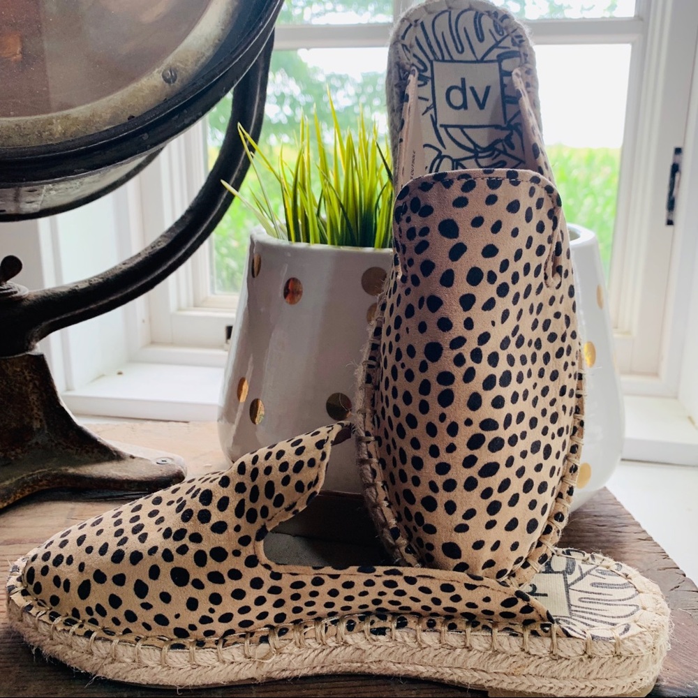 Target dv Leopard Espadrille Slides